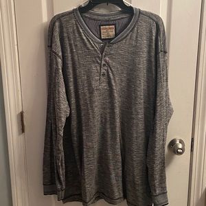 3XL long sleeve Henley